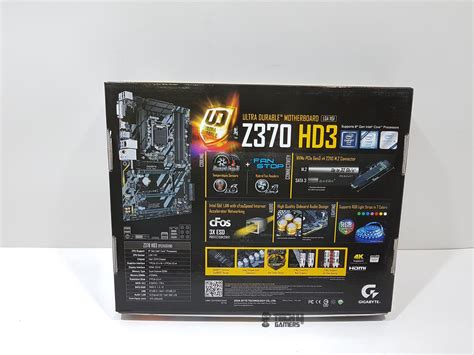 Gigabyte Ultra Durable Z370 HD3 Motherboard Review