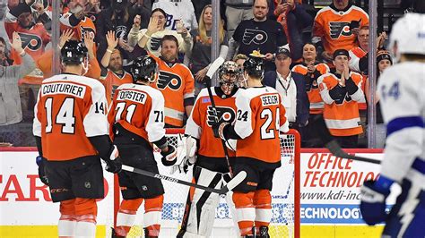 Flyers Vs Lightning Lift From Rookies Big 3rd Period Spur Win Over