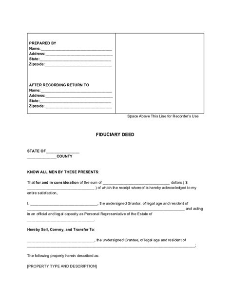 Fillable Online Fiduciary Deed Images Sampleforms Fax Email Print