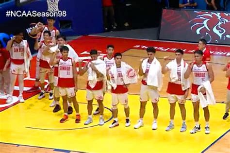 Ncaa San Beda Earns Share Of Th By Beating Perpetual Abs Cbn News