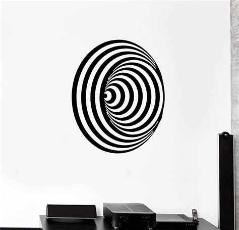 Wall Stickers Vinyl Decal Optical Illusion Decor Modern Abstract Style I950 Tools