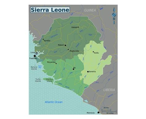 Maps Of Sierra Leone Collection Of Maps Of Sierra Leone Africa