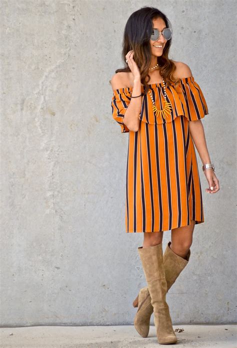 mustard ruffle dress Boho Trends, Fashion Trends, Mustard Dressing, Tan ...