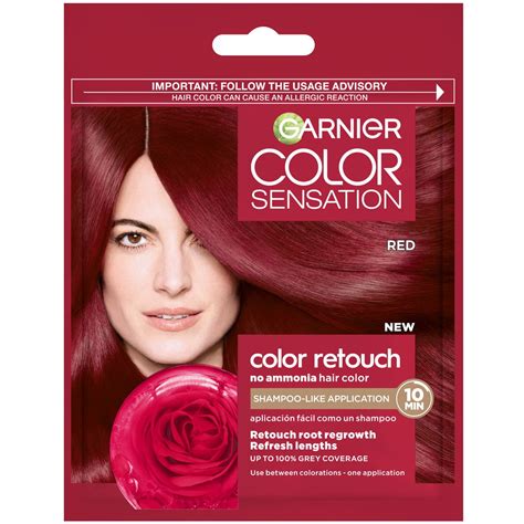 Garnier Color Sensation Garnier Color Retouch Permanent Hair Color Red