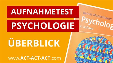 Psychologie Aufnahmetest 2021 für das Studium in Österreich YouTube