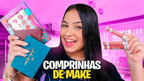 FIZ COMPRINHAS DE MAKE Mostrei Tudo YouTube