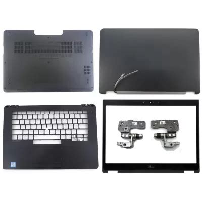 Dell Latitude E Lcd Top Cover Bezel Hinges With Touchpad