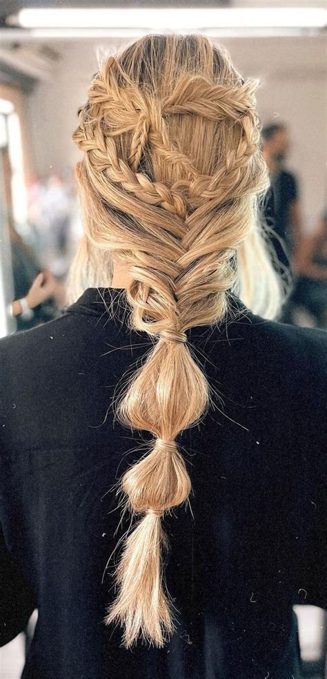 32 Cute Ways To Wear Bubble Braid Fishtail French And Bubble Braids