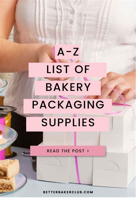 The Complete List Of Baked Goods Packaging Supplies From A Z Better