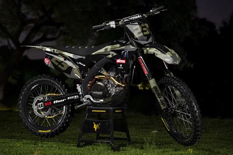 Dirt Bike Graphics Kit For Honda CHOICE Camo OMXGraphics