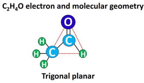 C2H4O Lewis structure, Isomers, molecular geometry, hybridization