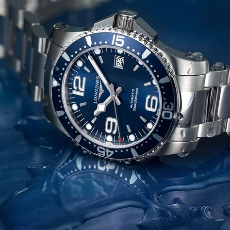 Longines Hydroconquest Automatic Blue Amj Watches