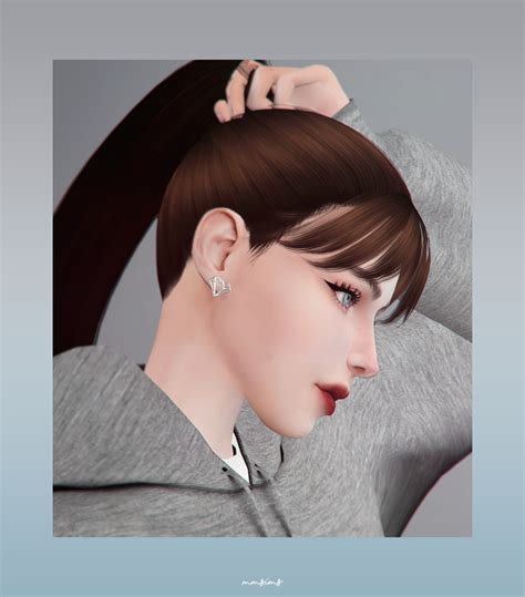 Sims 4 Bangs Dyed Hair