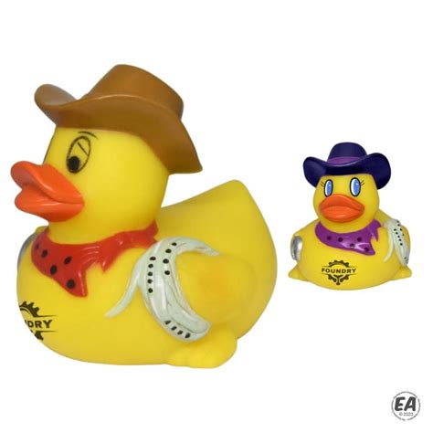 Customized Rubber Rodeo Duck Promotional Rubber Ducks Branded