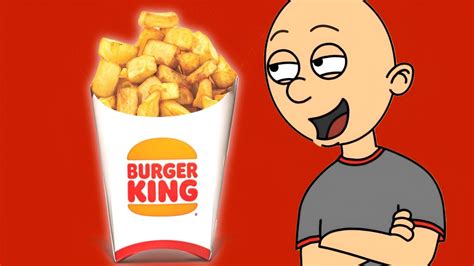 Classic Caillou Misbehaves At Burger King Grounded Youtube