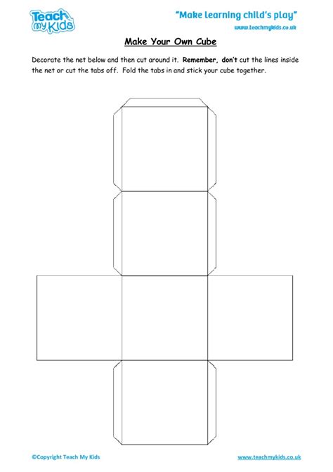 Make A Cube Printable