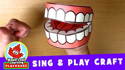 Brush Your Teeth Sing And Play Craft Maple Leaf Learning Playhouse