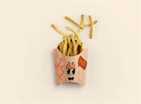 French fries box Design. :: Behance