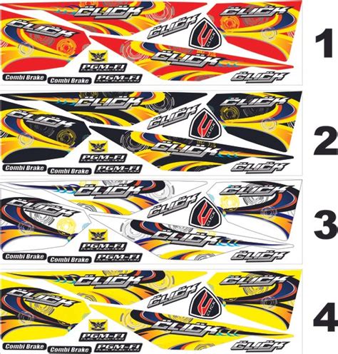 Jual Striping Vario Led Thailook Style Sticker Di Lapak