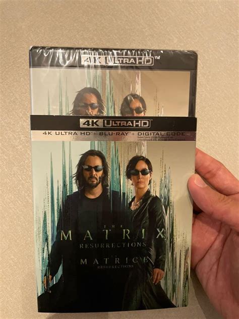 Sealed Matrix Resurrections K Uhd Ultra Hd Blu Ray Bluray