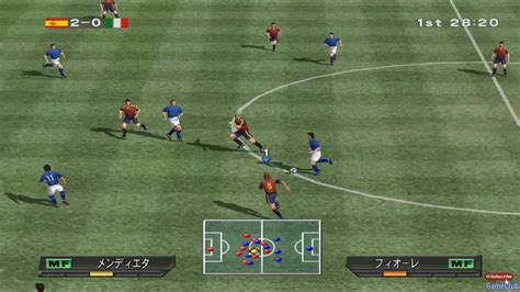 Winning Eleven Ps Spain Vs Italy Gameplay Japanese Commentary