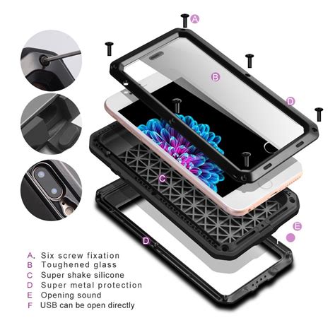 Heavy Duty Aluminum Metal Shockproof Cover For Samsung Galaxy Samsung