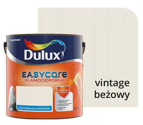 Farba Dulux Easycare Vintage Be Owy L Cena Opinie Farby