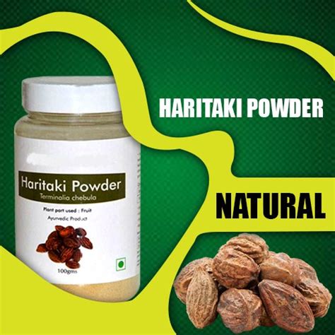 Ayurvedic Haritaki Powder Gm Healthy Detoxification Of Body For