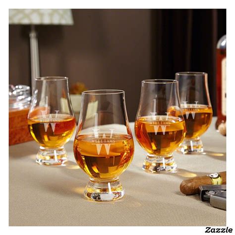 Set Of 4 Refined Oakmont Glencairn Whiskey Glasses In 2021