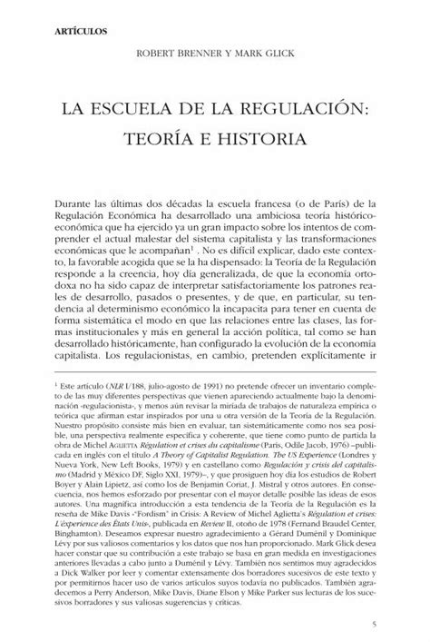 Pdf La Escuela De La Regulaci N Teor A E Historia Pdf File