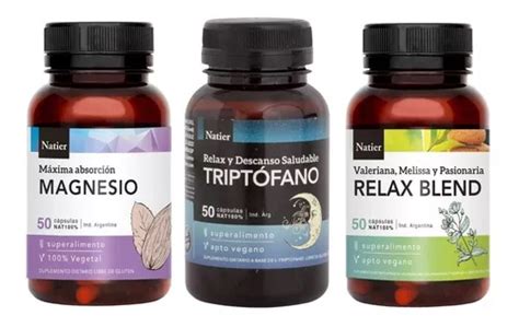 Plan Relajaci N Magnesio Tript Fano Relax Blend Natier