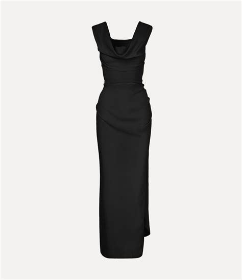 Long Ginnie Pencil Dress In Black Vivienne Westwood Pencil Dress