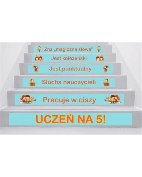 Kolorowych Naklejek Na Schody Ucze Na Akatja