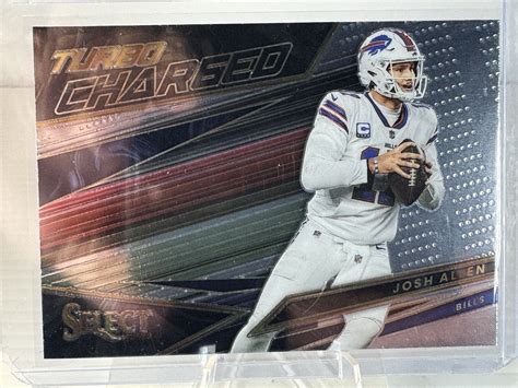 Panini Select Josh Allen Turbo Charged Insert Tur Sp Buffalo