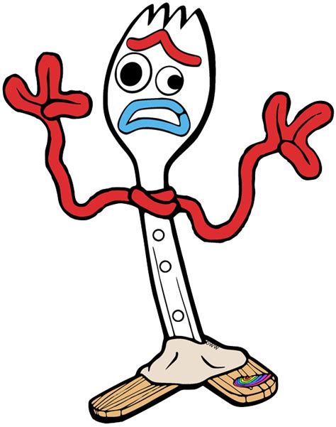 Clip Art Of Forky From Toy Story 4 Toystory4 Forky Toy Story Bender