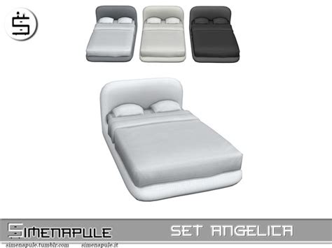 The Sims Resource Set Angelica Bed Frame