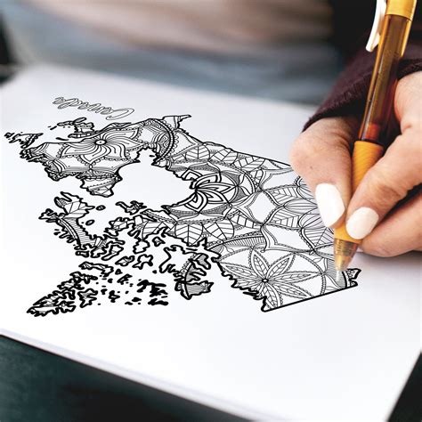 Coloring Pages | Canada Map | Canada map, Coloring pages, Map