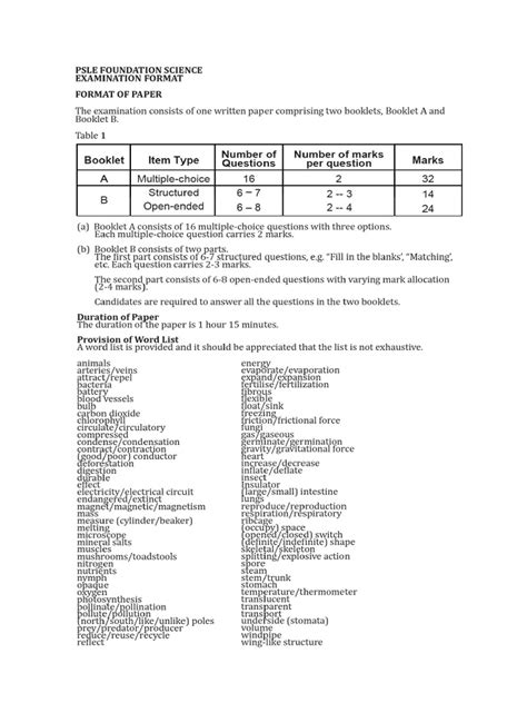 PDF PSLE Foundation Science DOKUMEN TIPS