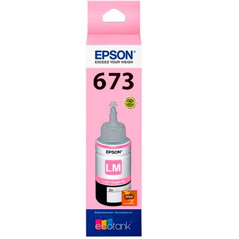 Botella Tinta EPSON T673 L800 L805 L810 L850 L1800 Magenta Light 70ml