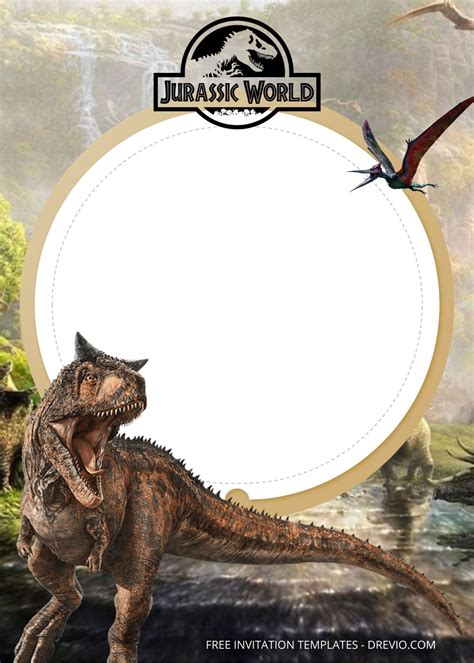 8 Jurassic World Birthday Invitation Templates Download Worksheets Library