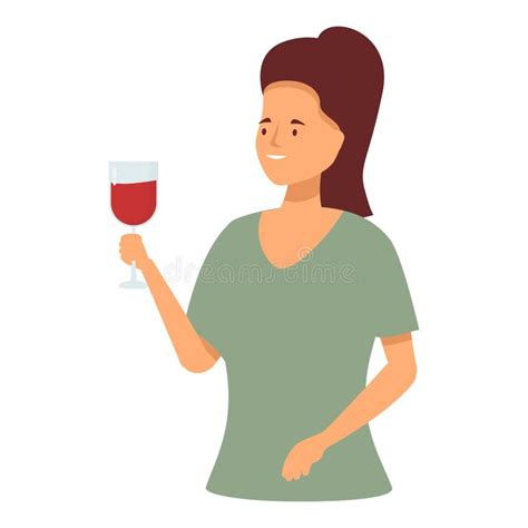 Woman Holding Wine Glass Stock Illustrations 2 240 Woman Holding Wine