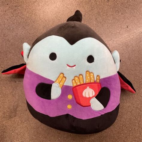 Nwt Squishmallow Halloween Vince The Vampire With Garlic Fries 12 Ebay