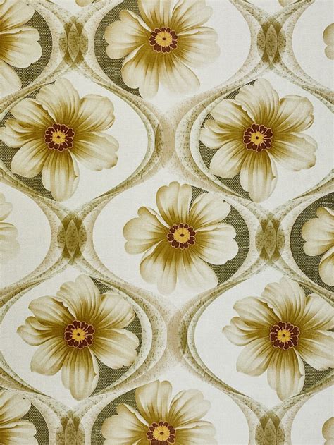 Retro Floral Wallpaper | Vintage Wallpapers - Online Shop