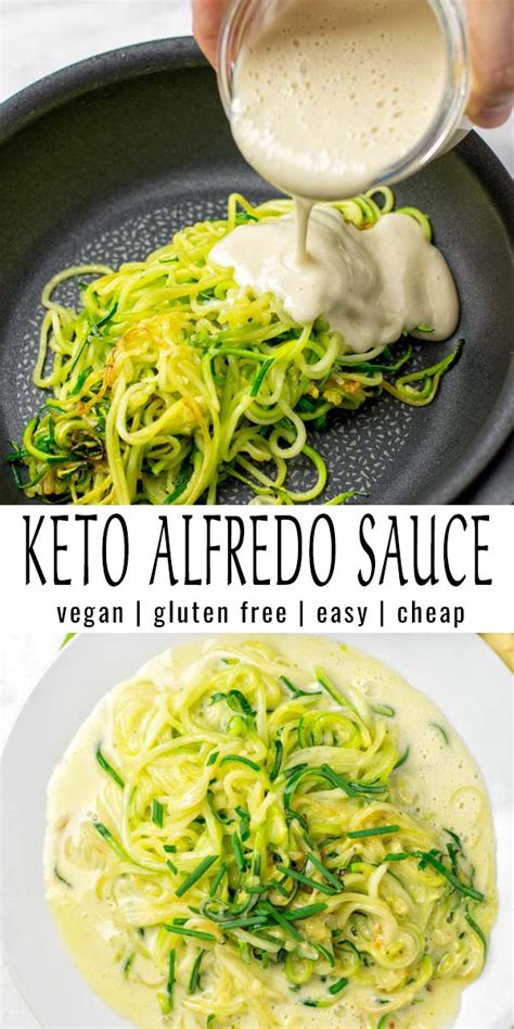 Keto Alfredo Sauce Vegan Contentedness Cooking