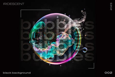 Iridescent soap bubbles. on Behance