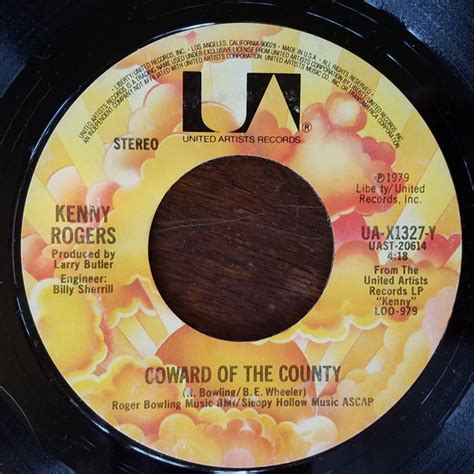 Kenny Rogers - Coward Of The County (Vinyl, 7", 45 RPM, Single) | Discogs