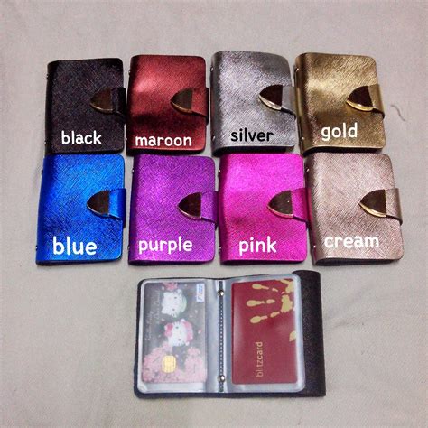 Jualan Dompet Branded: Dompet Kartu Sampul Metalic