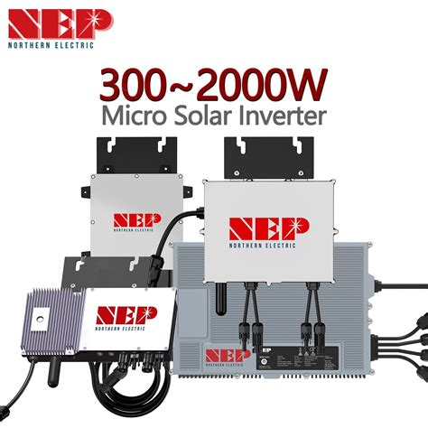 Nep Balcony 300W 500W 600W 800W 1000watt 2000W On Grid Tie Solar