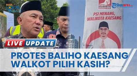 Baliho Kaesang Wali Kota Logo PSI Masih Terpampang Di Depok Lolos