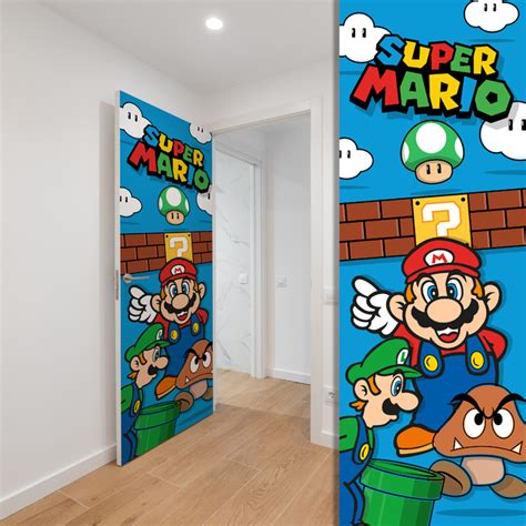 P175 Puerta Mario Bross Comprar En Imperial Vinilos